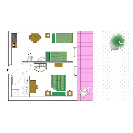 Aparthotel Elbele Garni Folgaria