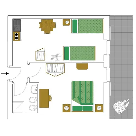Elbele Garni Aparthotel 3*